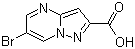 结构式 CAS# 300717-72-0, 6-溴吡唑并[1,5-a]嘧啶-2-羧酸