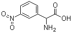alpha-氨基-3-硝基苯乙酸分子结构 (CAS 30077-08-8)