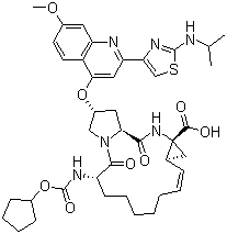 Ciluprevir molecular structure (CAS 300832-84-2)