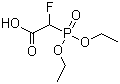 2-Diethylphosphono-2-fluoroacetic acid molecular structure (CAS 30094-32-7)