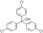 structure of CAS# 3010-80-8, 4,4',4''-Trichlorotrityl alcohol;Tris(4-chlorophenyl)methanol