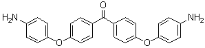 4,4'-双(4-氨基苯氧基)二苯甲酮分子结构 (CAS 30184-96-4)