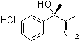 苏式-(±)-3-羟基-3-苯基丁烷-2-氯化铵分子结构 (CAS 30185-70-7)