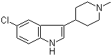 5-氯-3-(1-甲基哌啶-4-基)-1H-吲哚分子结构 (CAS 301856-30-4)