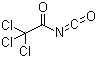 三氯乙酰异氰酸酯分子结构 (CAS 3019-71-4)