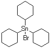 三环己基溴化锡分子结构 (CAS 3023-92-5)