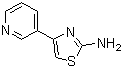 2-Amino-4-(3-pyridyl)thiazole molecular structure (CAS 30235-27-9)