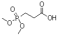3-(二甲基膦酰基)丙酸分子结构 (CAS 30337-09-8)