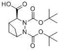 (S)-2,3-Bis(tert-butoxycarbonyl)-2,3-diazabicyclo[3.1.1]heptane-4-carboxylic acid molecular structure (CAS 3034241-44-3)