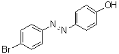 4-溴-4'-羟基偶氮苯分子结构 (CAS 3035-94-7)