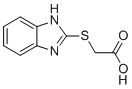 (2-Benzimidazolylthio)-acetic acid molecular structure (CAS 3042-00-0)