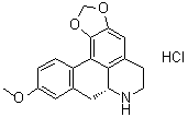 Xylopine hydrochloride molecular structure (CAS 30437-13-9)