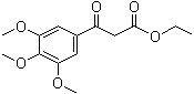 3,4,5-Trimethoxy-beta-oxo-benzenepropanoic acid ethyl ester molecular structure (CAS 3044-56-2)