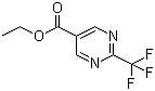2-三氟甲基嘧啶-5-羧酸乙酯分子结构 (CAS 304693-64-9)