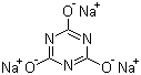 氰尿酸三钠盐分子结构 (CAS 3047-33-4)