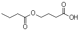 4-(1-Oxobutoxy)butanoic acid molecular structure (CAS 30470-15-6)