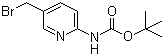 (5-Bromomethylpyridin-2-yl)carbamic acid tert-butyl ester molecular structure (CAS 304873-96-9)