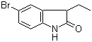 5-Bromo-3-ethyl-2-oxindole molecular structure (CAS 304876-05-9)