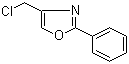 4-氯甲基-2-苯基-噁唑分子结构 (CAS 30494-97-4)