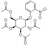 structure of CAS# 3053-17-6, o-Nitrophenyl 2,3,4,6-tetra-O-acetyl-beta-D-galactopyranoside