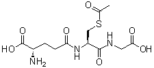 S-Acetylglutathione molecular structure (CAS 3054-47-5)
