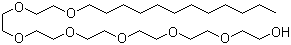 structure of CAS# 3055-97-8, Dodecylheptaglycol;Heptaethylene glycol mono-n-dodecyl ether; 3,6,9,12,15,18,21-Heptaoxatritriacontan-1-ol