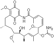 Geldanamycin molecular structure (CAS 30562-34-6)