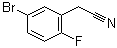 5-Bromo-2-fluorobenzeneacetonitrile molecular structure (CAS 305800-60-6)