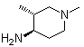 结构式 CAS# 30648-81-8, 反式-1,3-二甲基-4-哌啶胺