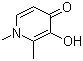 structure of CAS# 30652-11-0, 1,2-Dimethyl-3-hydroxy-4-pyridone;3-Hydroxy-1,2-dimethyl-4(1H)pyridinone; Deferiprone