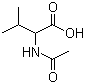N-乙酰-DL-缬氨酸分子结构 (CAS 3067-19-4)