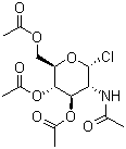 structure of CAS# 3068-34-6, 1-Chloro-1-deoxy-2,3,4,6-tetra-O-acetyl-alpha-D-glucosamine;2-Acetamido-2-deoxy-3,4,6-tri-O-acetyl-alpha-D-glucopyranosyl chloride; 2-Acetamido-3,4,6-tri-O-acetyl-2-deoxy-alpha-D-glucopyranosyl chloride; N,3,4,6-O-Tetraacetyl-alpha-D-glucosaminyl chloride; N-Acetyl-3,4,6-tri-O-acetyl-alpha-D-glucosamin-2-yl chloride