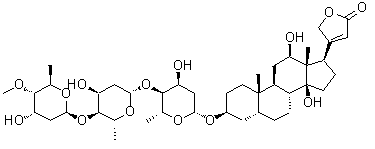 Methyldigoxin molecular structure (CAS 30685-43-9)