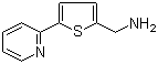 structure of CAS# 306934-92-9, 5-(2-Pyridinyl)thiophene-2-methylamine;[5-(Pyridin-2-yl)thiophen-2-yl]methanamine