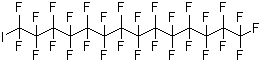 结构式 CAS# 307-63-1, 全氟十四烷基碘; 1-碘全氟十四烷
