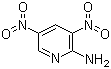 structure of CAS# 3073-30-1, 3,5-Dinitropyridin-2-amine