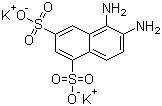 5,6-二氨基-1,3-萘二磺酸二钾盐分子结构 (CAS 307495-30-3)