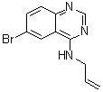 structure of CAS# 307538-42-7, 6-Bromo-N-2-propen-1-yl-4-quinazolinamine;SMER 28