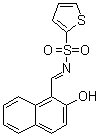 N-[(2-Hydroxy-1-naphthalenyl)methylene]-2-thiophenesulfonamide molecular structure (CAS 307543-71-1)