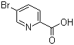 5-Bromopyridine-2-carboxylic acid molecular structure (CAS 30766-11-1)