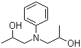 structure of CAS# 3077-13-2, N,N-Bis(2-hydroxypropyl)aniline
