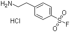 structure of CAS# 30827-99-7, 4-(2-Aminoethyl)benzenesulfonylfluoride hydrochloride;AEBSF hydrochloride; Pefabloc SC