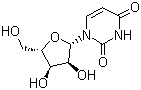 结构式 CAS# 3083-77-0, 阿糖尿苷