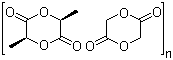 Poly(glycolide-L-(-)-lactide) molecular structure (CAS 30846-39-0)