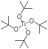 structure of CAS# 3087-39-6, Tetra-tert-butyl orthotitanate;Titanium (IV) tert-butoxide