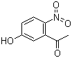 结构式 CAS# 30879-49-3, 2'-硝基-5'-羟基苯乙酮