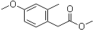4-Methoxy-2-methylbenzeneacetic acid methyl ester molecular structure (CAS 30888-94-9)