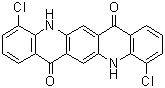 4,11-二氯-5,12-二氢喹啉并[2,3-b]吖啶-7,14-二酮分子结构 (CAS 3089-16-5)