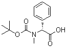 (R)-alpha-[[(1,1-Dimethylethoxy)carbonyl]methylamino]benzeneacetic acid molecular structure (CAS 30925-12-3)