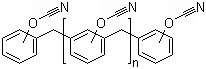 聚邻甲酚氰酸酯分子结构 (CAS 30944-92-4)